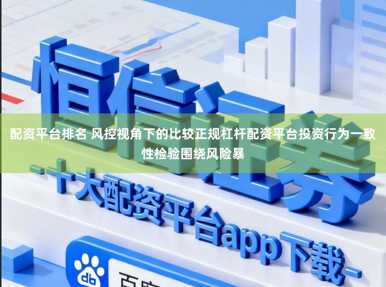 配资平台排名 风控视角下的比较正规杠杆配资平台投资行为一致性检验围绕风险暴