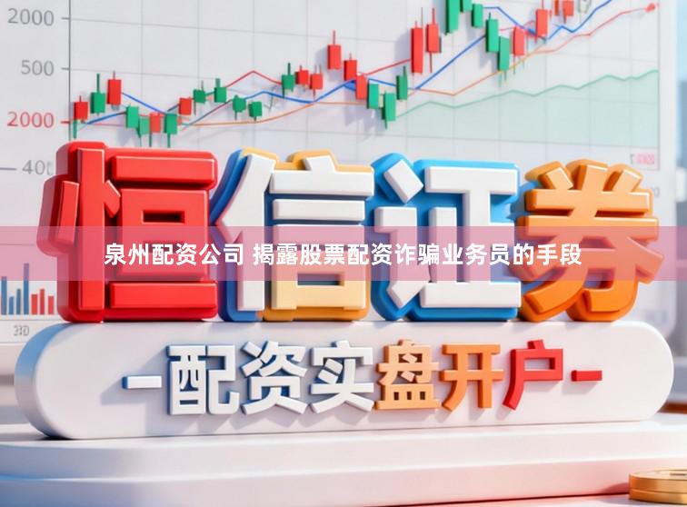 泉州配资公司 揭露股票配资诈骗业务员的手段